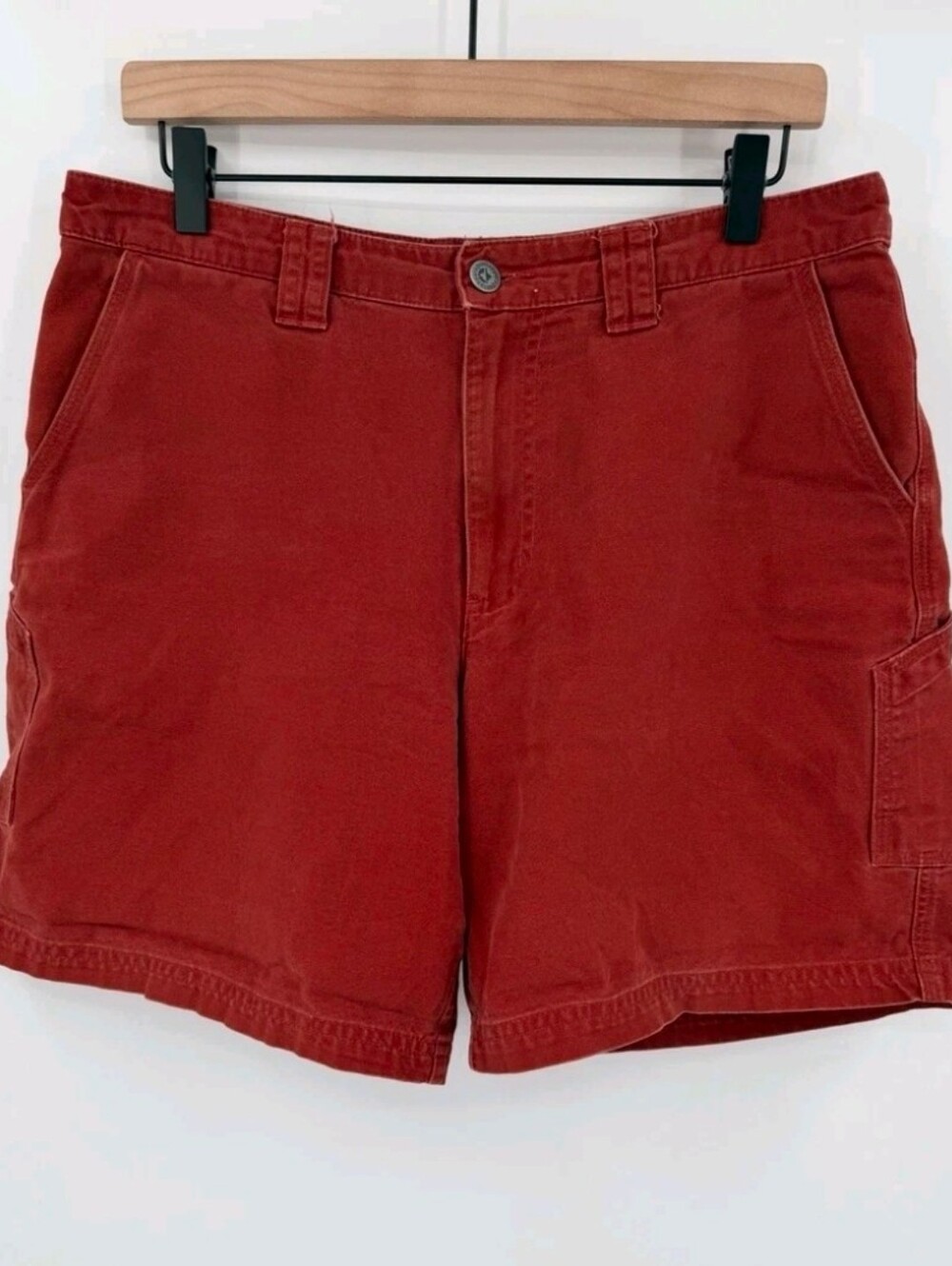 Patagonia Stand Up Shorts Womens 10 Burnt Orange Organic Cotton Canvas